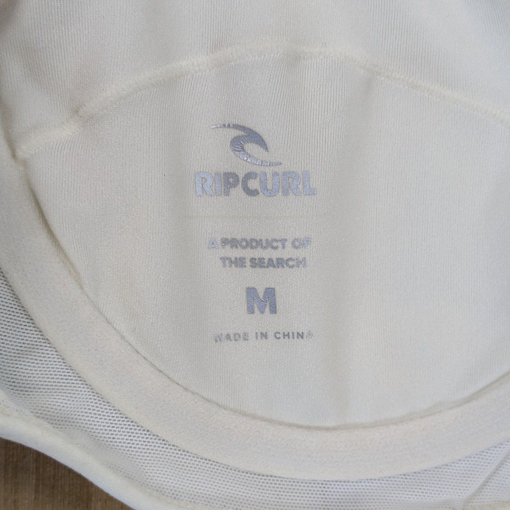 Rip Curl Womens Black White Tropical Ribbed Underwire Bikini Top Size M - Picture 4 of 5